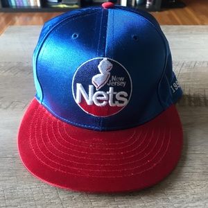 New Jersey Nets flat brim hat